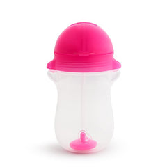 Munchkin-Click-Lock-Any-Angle-Weighted-1-Piece-Straw-Cup-(Pink)