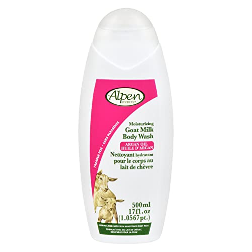 Alpen Secrets Goat Milk With Argan Oil Body Wash, Argan Oil, 17 fl. Oz.