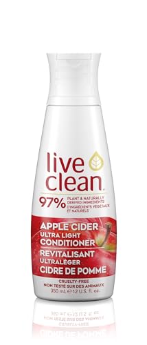 Live Clean Conditioner, Ultra Light Apple Cider, 350 mL