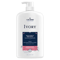 Ivory Mild & Gentle Body Wash, Waterlily Scent, 1035 mL