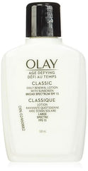 Olay Age Defying Classic Daily Renewal Lotion | Beta-Hydroxy Acid with Sunscreen SPF 15, 120 ml