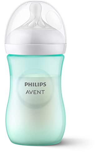 Philips AVENT Natural Baby Bottle with Natural Response Nipple, Teal Baby  Gift Set, SCD837/02
