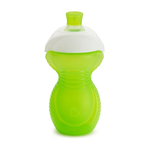 Munchkin Click Lock 9-Ounce Bite Proof Sippy Cup, Blue, Yellow, Green, Pink