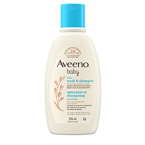 Aveeno Baby Wash & Shampoo Natural Oat Extract, 236ml