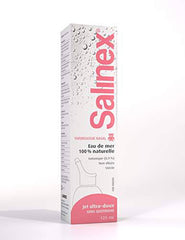 Salinex 100% Natural Seawater Nasal Spray | Full Stream | 125 ml, Pink