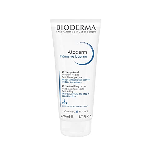 Bioderma - Atoderm - Intensive Balm - Intensely Nourishing Body Cream - Soothes discomfort - for Very Dry Sensitive Skin, 200ml / 6.67 fl.oz.