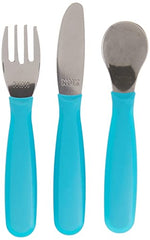 NUK Kid Cutlery Set, 3 Pack - Teal