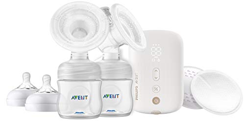Philips Avent Double Electric Breast Pump, SCF394/71, White