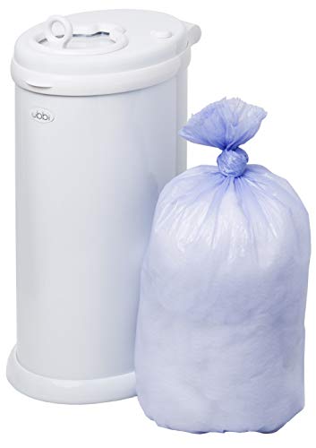 Ubbi Disposable Diaper Pail Plastic Bags, Value Pack, 75 Count, 13-Gallon Bags