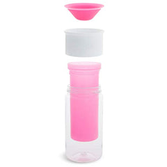 Munchkin Miracle 360 Insulated Sippy Cup, Includes Stickers to Customize Cup, 9 Ounce, Pink