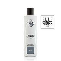 Nioxin System 2 Scalp Cleansing Shampoo with Peppermint Oil, For Natural Hair with Progressed Thinning, 10.1 fl oz