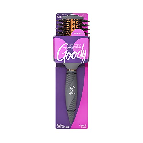 Goody Round Hair Brush, Professional Round Brush for Blow Drying and Hair Styling