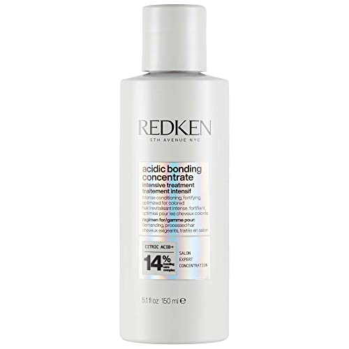 Redken Hair Treatment, Bonding Treatment for Damaged Hair Repair, Acidic Bonding Concentrate, Bond Strengthening, For All Hair Types, With Citric Acid, 150 ML