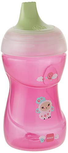 MAM Fun to Drink Cup with Hard Spout, Girl, 9 Oz