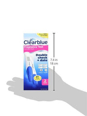 Clearblue Pregnancy Test Double-Check and Date Combo Pack – Weeks Indicator & Rapid Detection - Zecoya