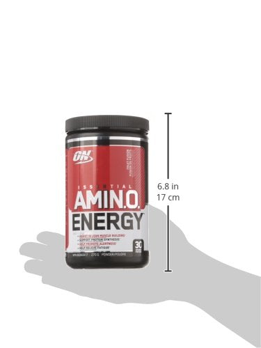 OPTIMUM NUTRITION ESSENTIAL AMINO ENERGY, Fruit Fusion, Preworkout and Essential Amino Acids with Green Tea and Green Coffee Extract, 30 Servings