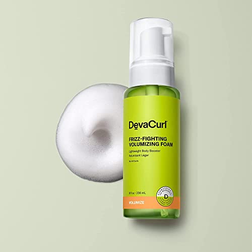 DevaCurl Frizz-Fighting Volumizing Foam, Lightweight Body Booster, 236mL