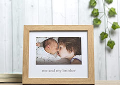 Kate & Milo Me & My Brother Frame, Sibling Keepsake Frame, Baby Nursery Décor Wall Art Picture Frame, Multi (95465)