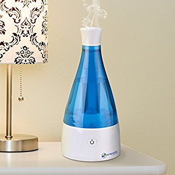 PureGuardian H920BL Ultrasonic Cool Mist Humidifier for Bedrooms, Babies Nursery,Quiet, Filter-Free, Up to 10 Hour Run Time , Blue/White