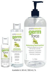 Prairie Naturals Germ force moisturizing hand sanitizer paraben free, 250 Milliliter