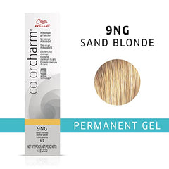 Wella ColorCharm Permanent Gel Hair Color, 9NG Sand Blonde