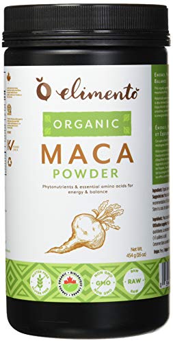 Elimento Organic Raw Maca Powder, 1 lb