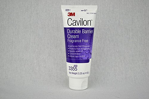 3M Cavilon Durable Barrier Cream - Fragrance Free - 3.25 ounces (92g) Tube - Pack of 3
