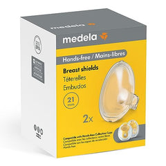 Medela Hands-free Breast Shields 21mm, for Use with Hands-free Collection Cups, 2 Count