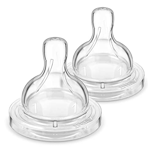 Philips Avent Anti-colic Baby Bottle Flow 1 Nipple, 2 pack, SCY761/02
