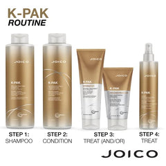 Joico K-PAK Daily Reconstructing Conditioner, Heat Protectant, Moisturizing Cleansing, Repair Damaged Hair, with Keratin and Primrose Oil