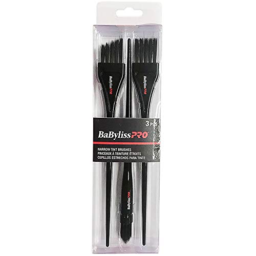 BaBylissPRO Narrow Tint Brushes, set of 3, 1 Count