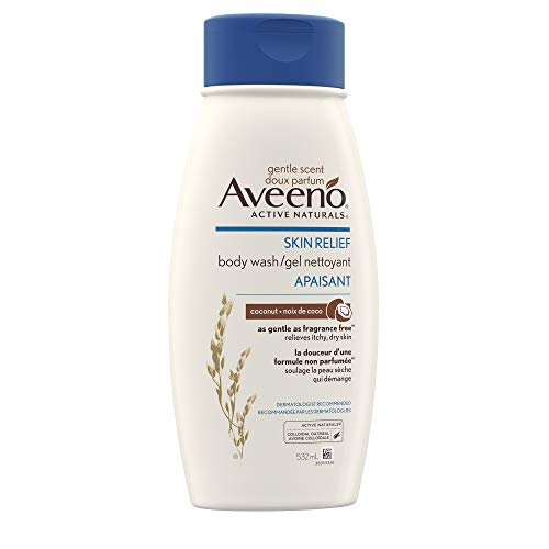 Aveeno Body Wash Skin Relief Gentle Scent Coconut Body Wash, 532ml