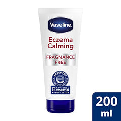 Vaseline Clinical Care Body Cream lotion for eczema prone skin Eczema Calming Therapy Cream with Colloidal Oatmeal Skin Protectant to provide instant relief for dry, itchy skin 200 ml