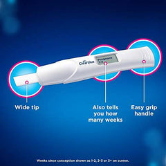 Clearblue Pregnancy Test Double-Check and Date Combo Pack – Weeks Indicator & Rapid Detection - Zecoya