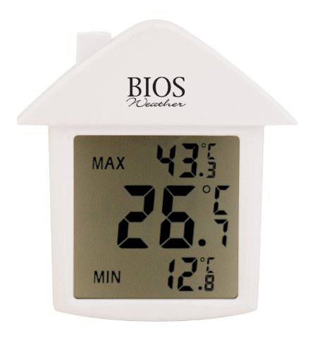 BIOS Weather Digital Suction Cup Thermometer - Zecoya