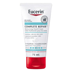 EUCERIN Complete Repair Moisturizing Lotion and Hand Cream DUO PACK for Dry to Very Dry Skin | Face & Body Lotion, 500mL + Hand Cream, 75mL | 5% Urea Cream | Ceramide Cream | Dry Skin Cream | Fragrance-free | Non-Greasy | Recommended by Dermatologists