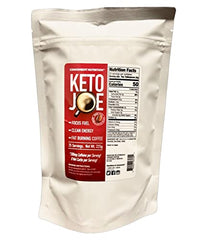 Keto Joe Fat Burning Instant Coffee with MCT Oil - Clean Energy, Focus, Metabolism Support, Weight Management, Keto Friendly (25 Serving Bag)