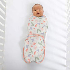 Ingenuity Farewell Fuss™ Adjustable Easy-Wrap Baby Swaddle 2 Pack - Posy™ & Comfy Bundle™ 2-Pack Multi-Use Swaddle Blanket Set - Posy™