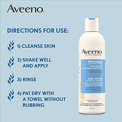 Aveeno Body Wash Aveeno Nourishing Almond Oil Body Wash With Prebiotic Oat, for moisturized, Supple Skin, 295mL