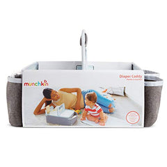 Munchkin Portable Diaper Caddy Organizer, Grey