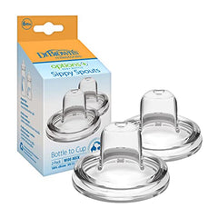 Dr. Brown's Options+ Wide-Neck Baby Bottle Sippy Spout - 2pk - 6m+