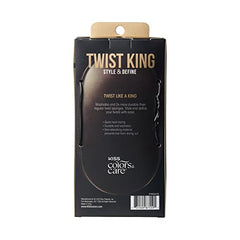 KISS Colors & Care Twist King - Premium Twist Tool, Long-Lasting Durable, 2X Longevity, Defines Twists, Professional Quality, Quick & Easy Styling, Washable