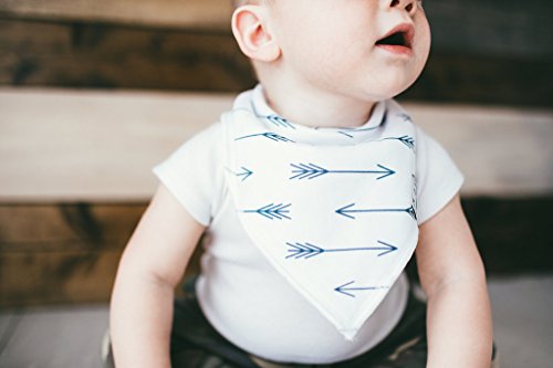 Baby Bandana Drool Bibs 4 Pack Gift Set For Boys “Archer Set” by Copper Pearl