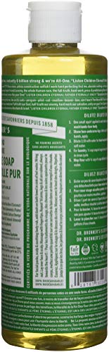 DR. BRONNER's CSAL16 18-in-1 Hemp Almond Pure-Castile Liquid Soap, 16-Ounces