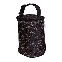 Disney Baby by J.L. Childress Tall TwoCOOL Breastmilk Cooler, Baby Bottle & Baby Food Bag, Mickey Black