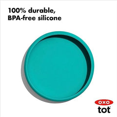 OXO Tot Silicone Plate Teal