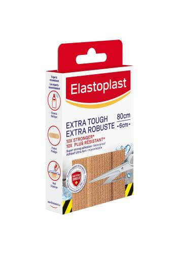 Elastoplast Extra Tough Waterproof Dressing Strips 6cmx8cm 8s (Relaunch)