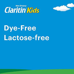 Claritin Kids Rapid Dissolve Allergy Medication - 24 Hour Non-Drowsy Kids Allergy Medicine, Antihistamines For Kids, Fast Allergy Relief Of Itchy, Watery, Red Eyes, Sneezing, Runny Nose, 10 Tablets