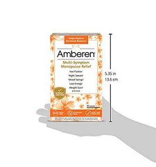 Amberen: Safe Multi-Symptom Menopause Relief. Clinically Shown to Relieve 12 Menopause Symptoms: Hot Flashes, Night Sweats, Mood Swings, Low Energy and More. 1 Month Supply