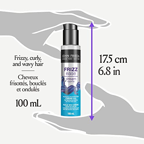 John Frieda Frizz Ease Dream Curls Nourishing Crème Oil for Defined Curly Hair (100 mL)